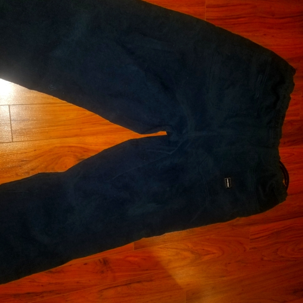 Volcom Men's Dark Blue Corduroy Pants